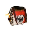 Sonderanfertigung "Georgia die Mopsdame" Henkeltasche Leolini - 2