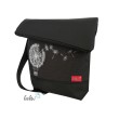 Foldover Tasche Pusteblumen Ballon Stickerei - handgemachte Kunstledertasche Leolini - 2