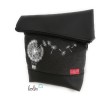 Foldover Tasche Pusteblumen Ballon Stickerei - handgemachte Kunstledertasche Leolini - 6