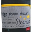 Foldover Tasche Spruch Stickerei Greif nach den Sternen  - handgemachte Kunstledertasche Leolini - 3