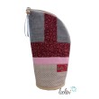 Stehende Stiftetasche Leo | Federpennal Ornamente magenta Leolini - 3