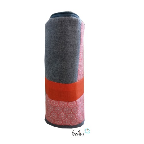 Stehende Stiftetasche Leo | Federpennal Mandala orange personalisierbar Leolini - 7