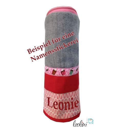 Stehende Stiftetasche Leo | Federpennal Cupcake rosa personalisierbar Leolini - 4