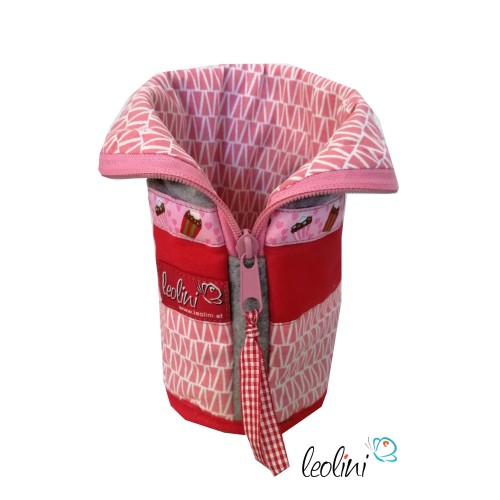 Stehende Stiftetasche Leo | Federpennal Cupcake rosa personalisierbar Leolini - 7
