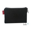 Schminktasche Blume des Lebens | Zipptasche grau Leolini - 4