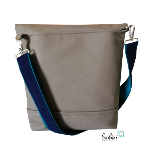 Foldover Tasche Füchse Stickerei  - Umhängetasche mit Außenfach Leolini - 7