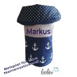 Stehende Stiftetasche  Leo | Federpennal Anker personalisierbar Leolini - 3