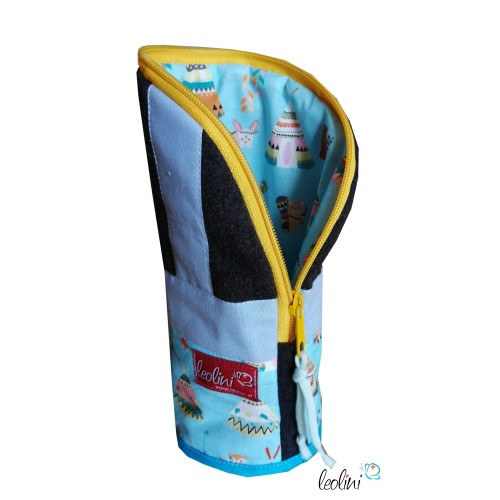 Stehende Stiftetasche Leo| Federpennal Tipi personalisierbar mit Name Leolini - 4