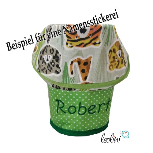 Stehende Stiftetasche Leo | Federpennal mit Tiger personalisierbar mit Name Leolini - 5