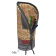 Stehende Stiftetasche Leo | Federpennal Ornamente senf Leolini - 7