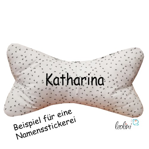 Leseknochen personalisierbar | Nackenkissen DEINE TIERE | handgemacht Leolini - 3