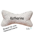 Leseknochen personalisierbar | Nackenkissen DEINE TIERE | handgemacht Leolini - 3