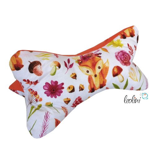 Leseknochen personalisierbar | Nackenkissen FUCHSDAME | handgemacht Leolini - 7