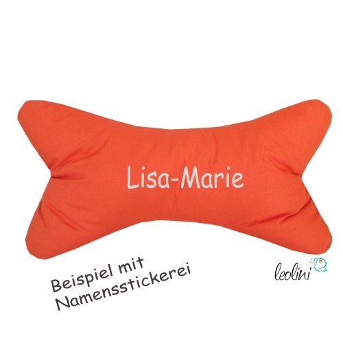 Leseknochen personalisierbar | Nackenkissen FUCHSDAME | handgemacht Leolini - 5
