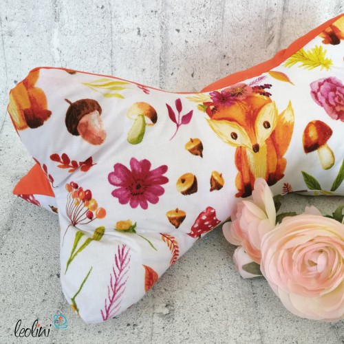Leseknochen personalisierbar | Nackenkissen FUCHSDAME | handgemacht Leolini - 8