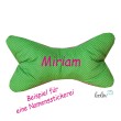 Leseknochen personalisierbar | Nackenkissen PINKY | handgemacht Leolini - 4