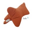 Leseknochen MUSSELIN Double Gauze | COGNAC/ROST - personalisierbar mit Stickerei Leolini - 5