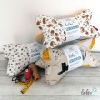 Leseknochen personalisierbar - Katzen Nackenkissen COOL CATS mit Namensstickerei Leolini - 6
