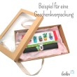 Portemonnaie mit Stickerei | Geldbörse Blume des Lebens pastell Leolini - 8