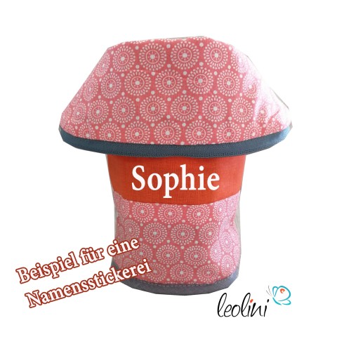 Stehende Stiftetasche Leo | Federpennal Mandala orange personalisierbar Leolini - 10