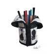 Stehende Stiftetasche Leo | Katzen Federpennal crazy cats personalisierbar Leolini - 2