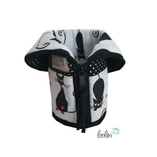 Stehende Stiftetasche Leo | Katzen Federpennal crazy cats personalisierbar Leolini - 7