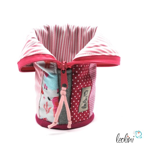 Stehende Stiftetasche Leo | Federpennal rosa Pferd Leolini - 6