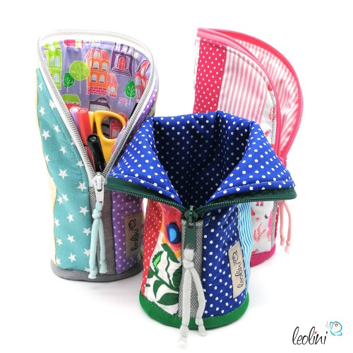 Stehende Stiftetasche Leo | Federpennal Bunt personalisierbar Leolini - 10