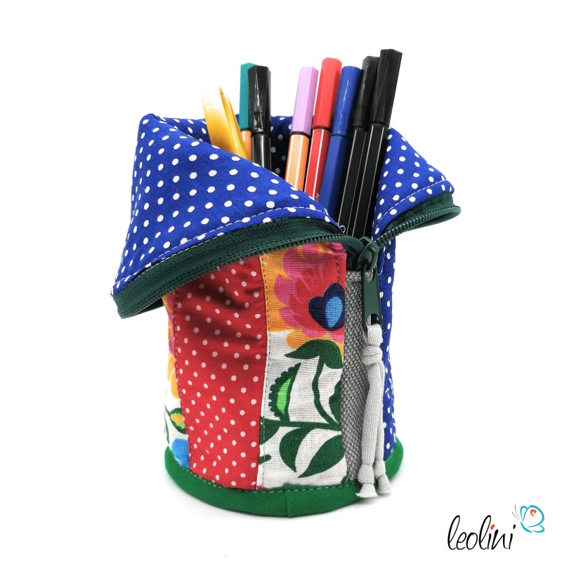 Stehende Stiftetasche Leo | Federpennal Bunt personalisierbar Leolini - 1