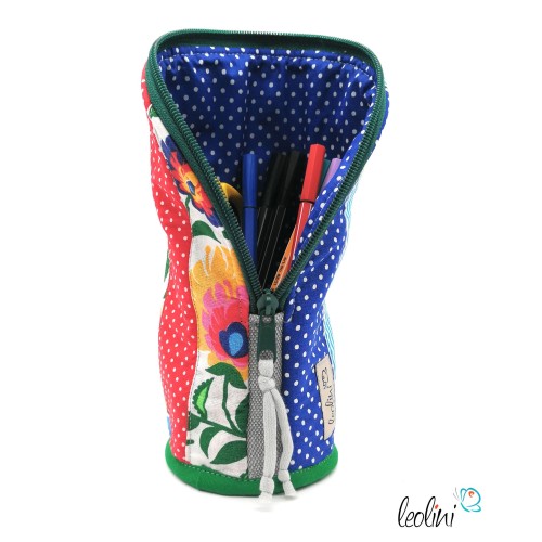 Stehende Stiftetasche Leo | Federpennal Bunt personalisierbar Leolini - 6