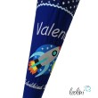 Schultüte Rakete & Planeten aus Stoff | Personalisierung mit Name | mit Innenkissen  - 1