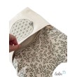 Shopper aus Canvas mit Stickerei Blume des Lebens | GINKGO | mit Außenfach und zusätzlichem Gurt Leolini - 4