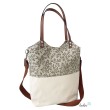 Shopper aus Canvas mit Stickerei Blume des Lebens | GINKGO | mit Außenfach und zusätzlichem Gurt Leolini - 6