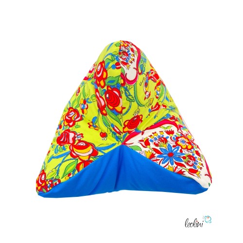 Leseknochen personalisierbar | Nackenkissen FLOWER POWER | handgemacht von Leolini Leolini - 2