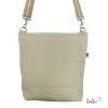 Foldover Tasche mit Pusteblume Stickerei  | mit Außenfach | beige Leolini - 4