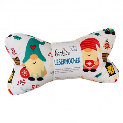 Leseknochen für WEIHNACHTEN | TANNENBAUM & Elefant | mit Namen personalisierbares Nackenkissen %price% %category%
