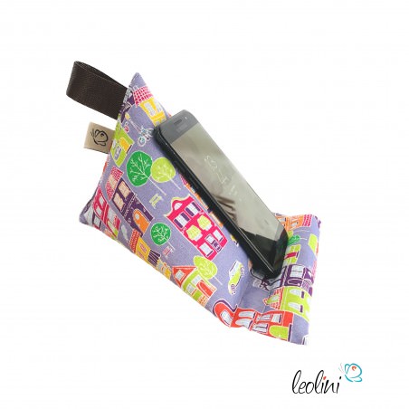 Handysitzsack | CITY aus Baumwolle | Smartphonekissen | Stützkissen für Smartphone und Tablet  - 4