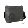 Umhängetasche BLUME DES LEBENS in grau| Handgefertigte Tasche LENO 3.0 Leolini - 4
