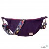 Moon Bag Luna | Halbmondtasche – Handgefertigte Schultertasche in Lila Moonbag Leolini - 2