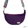 Moon Bag Luna | Halbmondtasche – Handgefertigte Schultertasche in Lila Moonbag Leolini - 3