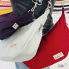 Moon Bag Luna | Halbmondtasche – Handgefertigte Schultertasche in Rot Moonbag Leolini - 7