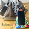 Handysitzsack DELUXE | Wildlederimitat BLAU | Stützkissen für Smartphone und Tablet  - 4