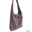 Hobo Bag aus Breitcord in DUNKELMAUVE – handgemachte Trendtasche - auch als SETTaschen mit Stickerei und Basic Taschen