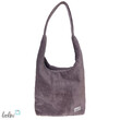 Hobo Bag aus Breitcord in DUNKELMAUVE – handgemachte Trendtasche - auch als SETTaschen mit Stickerei und Basic Taschen