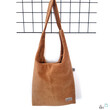 LeoliniHobo Bag aus Breitcord in KAMEL – handgemachte Trendtasche -  auch als SetTaschen mit Stickerei und Basic Taschen