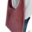 Hobo Bag Breitcord in Himbeer handgemachte Trendtasche