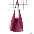 Hobo Bag Breitcord in Himbeer handgemachte Trendtasche