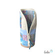 LeoliniStehende Stiftetasche Leo | Federpennal Federmäppchen HELLBLAU PATCHWORK | personalisierbar mit NamenStehende Stiftetaschen LEO