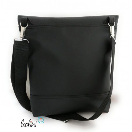 Foldover Tasche Pusteblumen Ballon Stickerei - handgemachte Kunstledertasche Leolini - 4