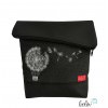 Foldover Tasche Pusteblumen Ballon Stickerei - handgemachte Kunstledertasche Leolini - 1